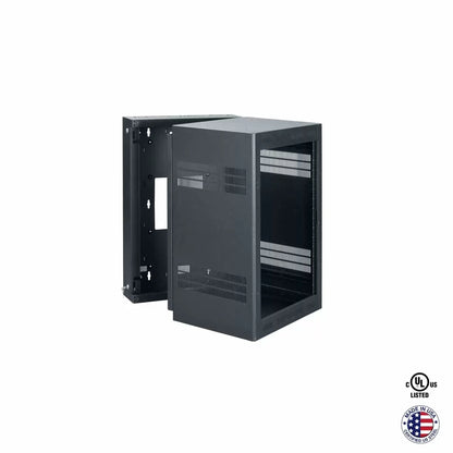 Lowell LWR Series Wall Mount Rack Sectional Steel Cabinet | 16U | 23"D