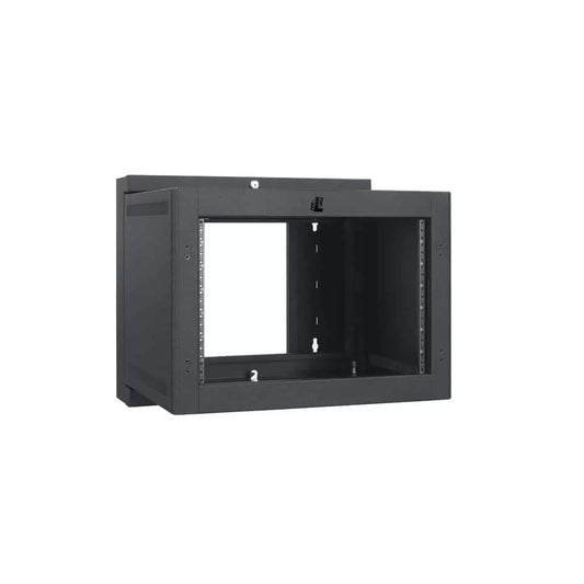 Lowell LWSR Series Swing Open Wall Mount AV Rack | 7U