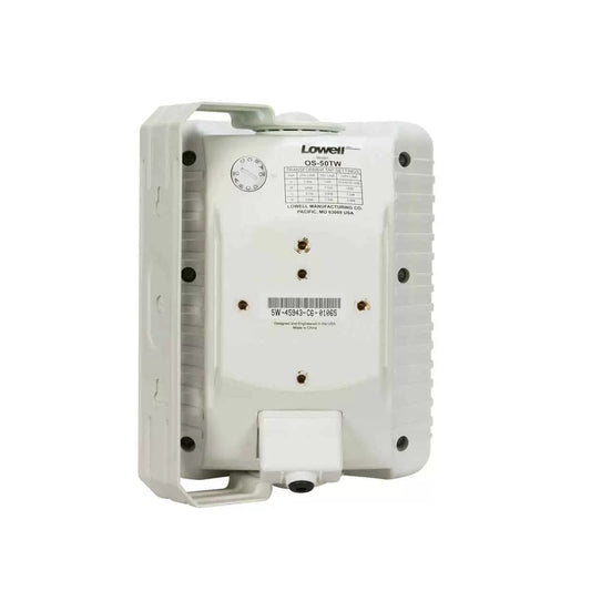 Lowell 5" Two-Way Indoor Outdoor Speaker with Transformer | White