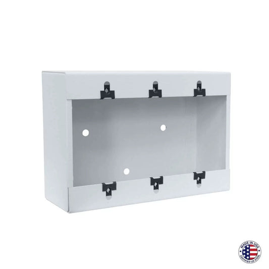 Lowell P1X Surface-Mount Wall Box For Decora Devices | 3 Gang
