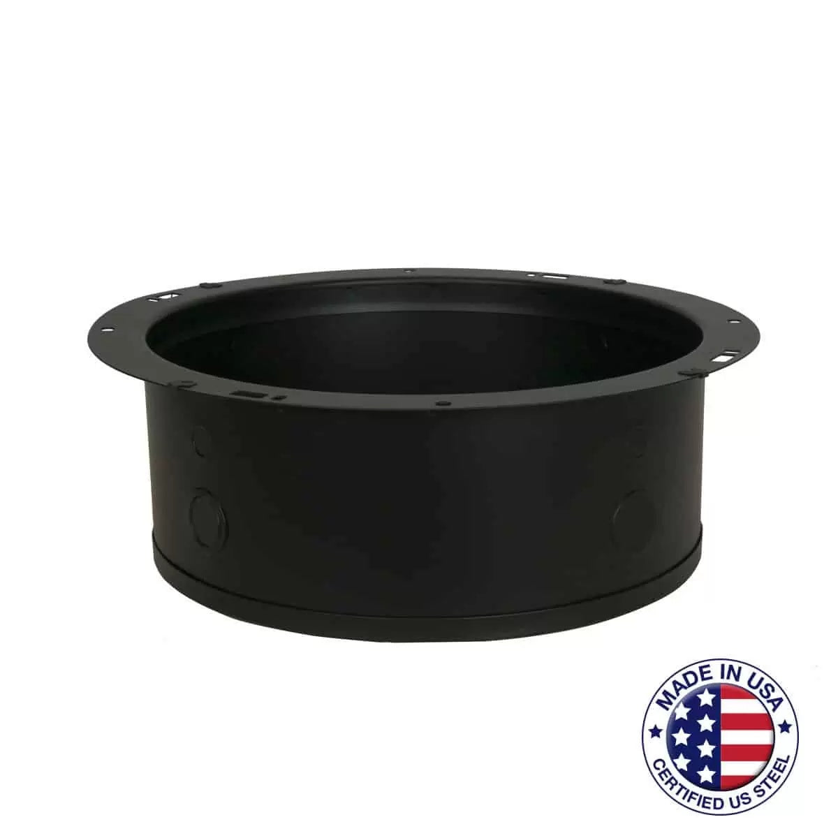 Lowell Steel Recessed Speaker Enclosure for 8" Driver Ceiling Install Can | 4"D