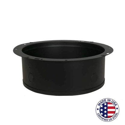 Lowell Steel Recessed Speaker Enclosure for 8" Driver Ceiling Install Can | 4"D