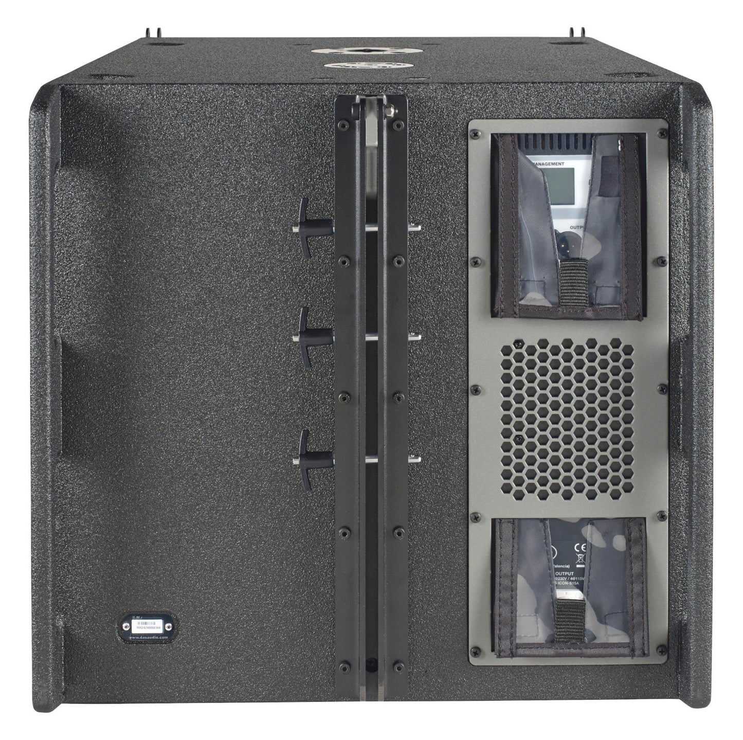 DAS Audio EVENT-115A Powered Subwoofer back with cover