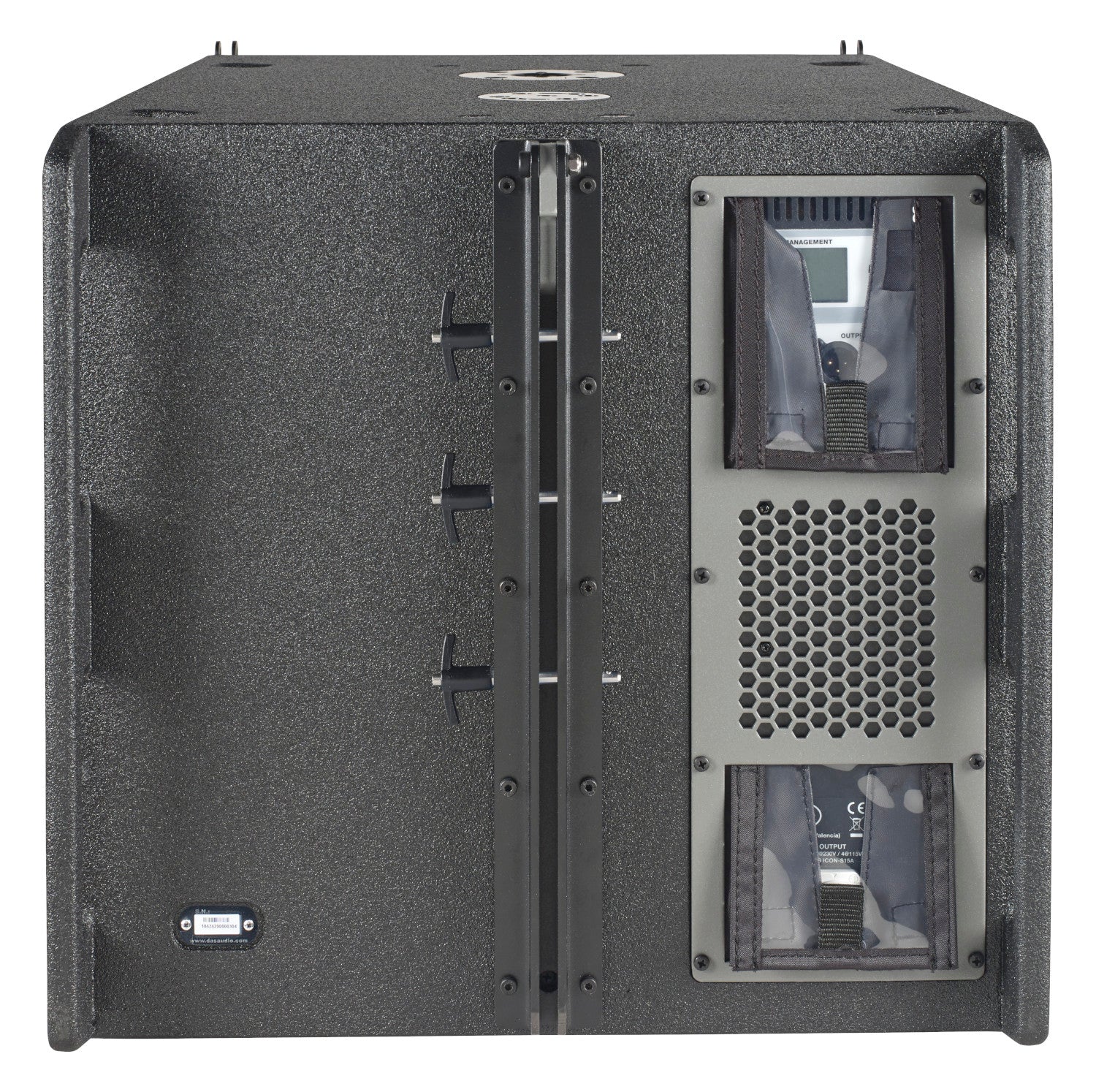 DAS Audio EVENT-115A Powered Subwoofer back with cover