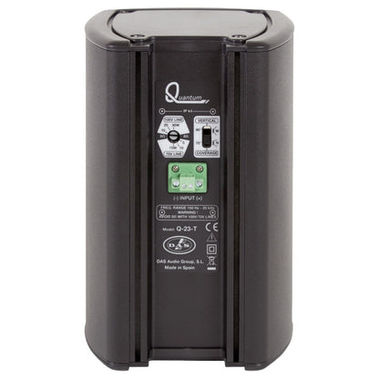 DAS Audio Q-23-T 2x3-Inch 40W Passive Surface Mount Speaker back