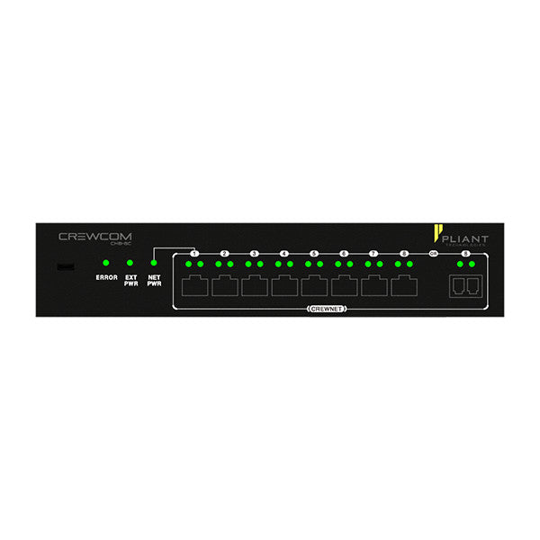 Pliant Technologies CHB-8C-02 CrewCom 8-Port Copper Hub