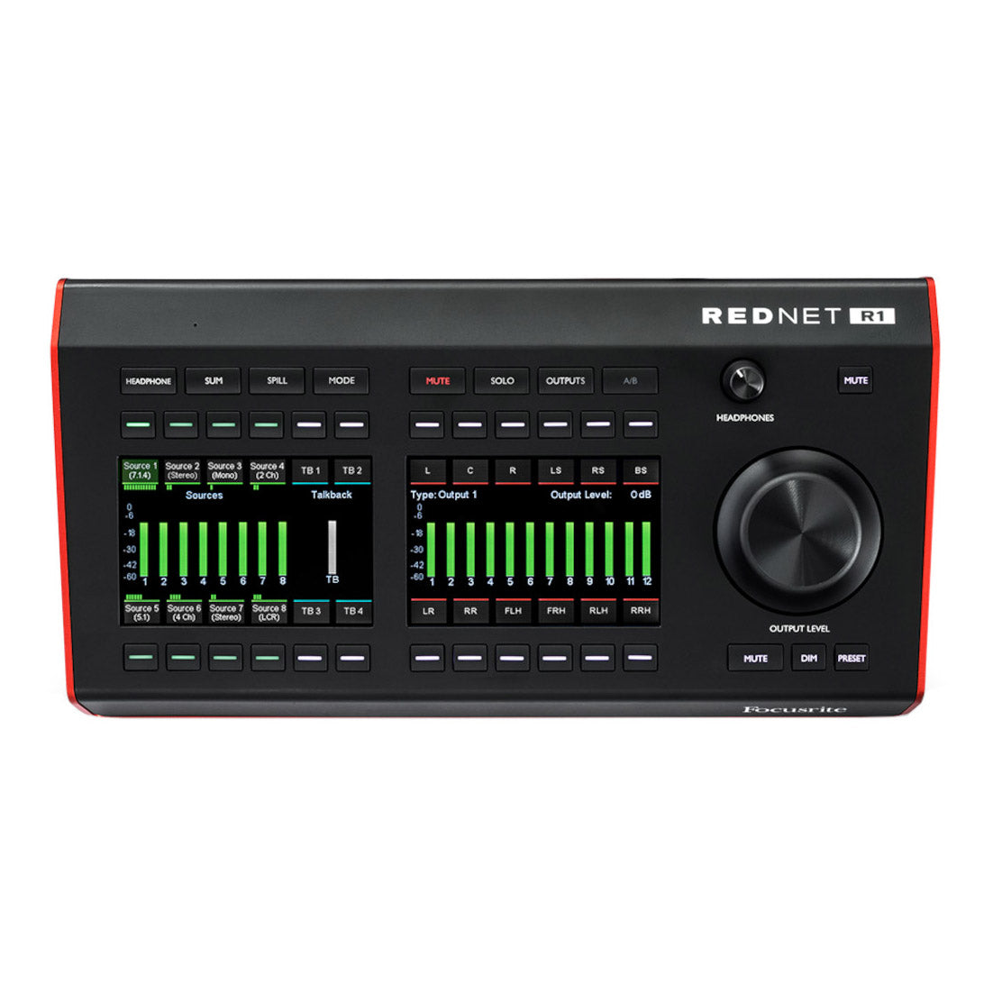 Focusrite Pro RedNet R1 Desktop Remote Controller