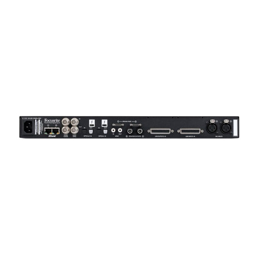 Focusrite Pro Red 8Line Thunderbolt 3 Audio Interface back