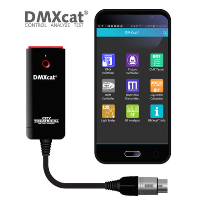 City Theatrical DMXcat Multi Function Test Tool with app