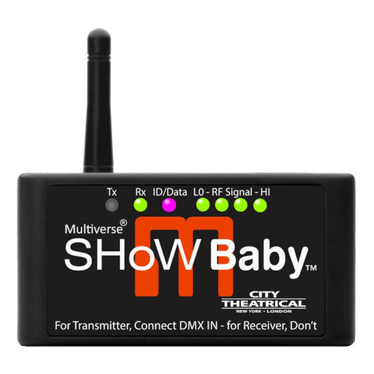 City Theatrical Multiverse SHoW Baby Wireless DMX Transceiver