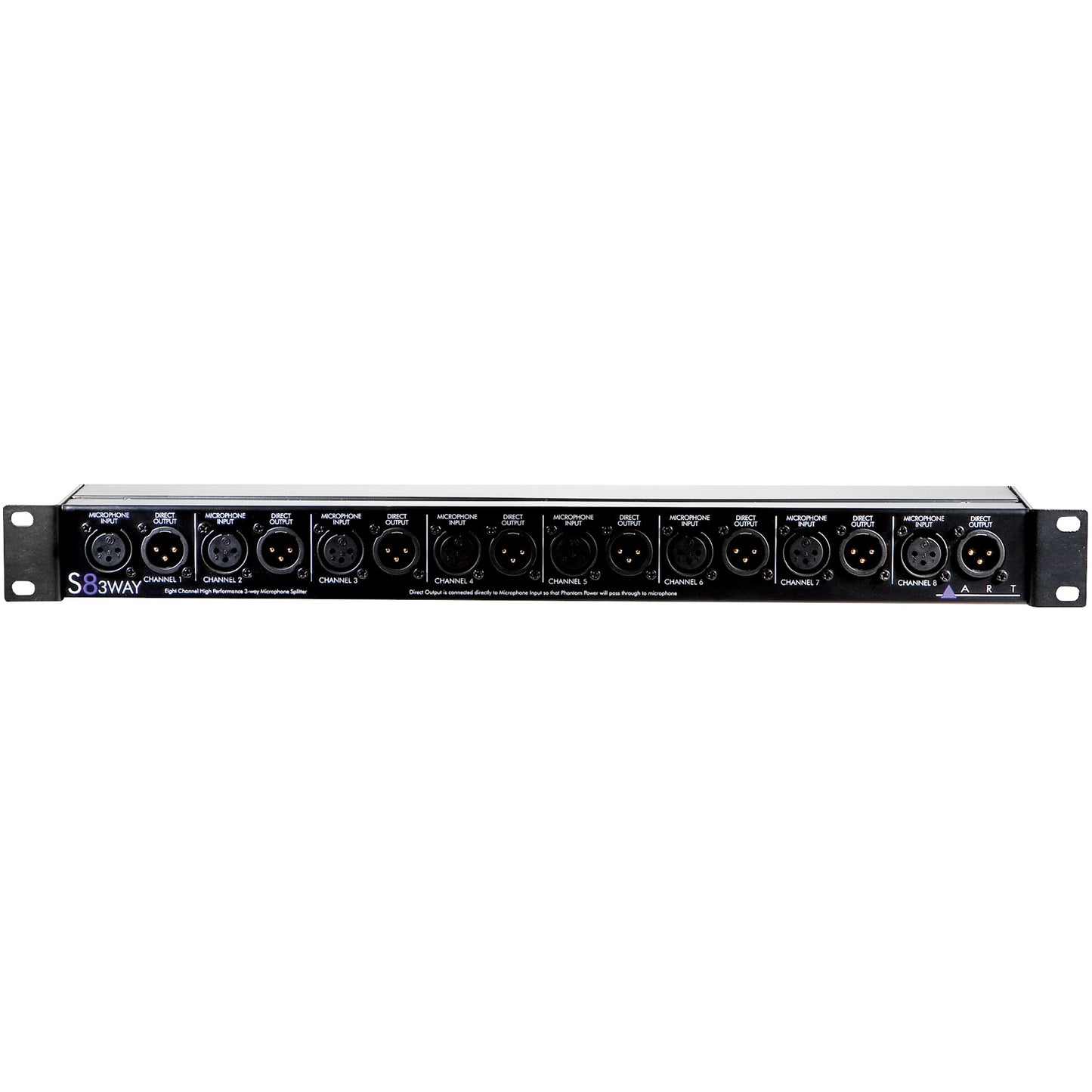 ART S8-3WAY 8-Channel Mic Splitter