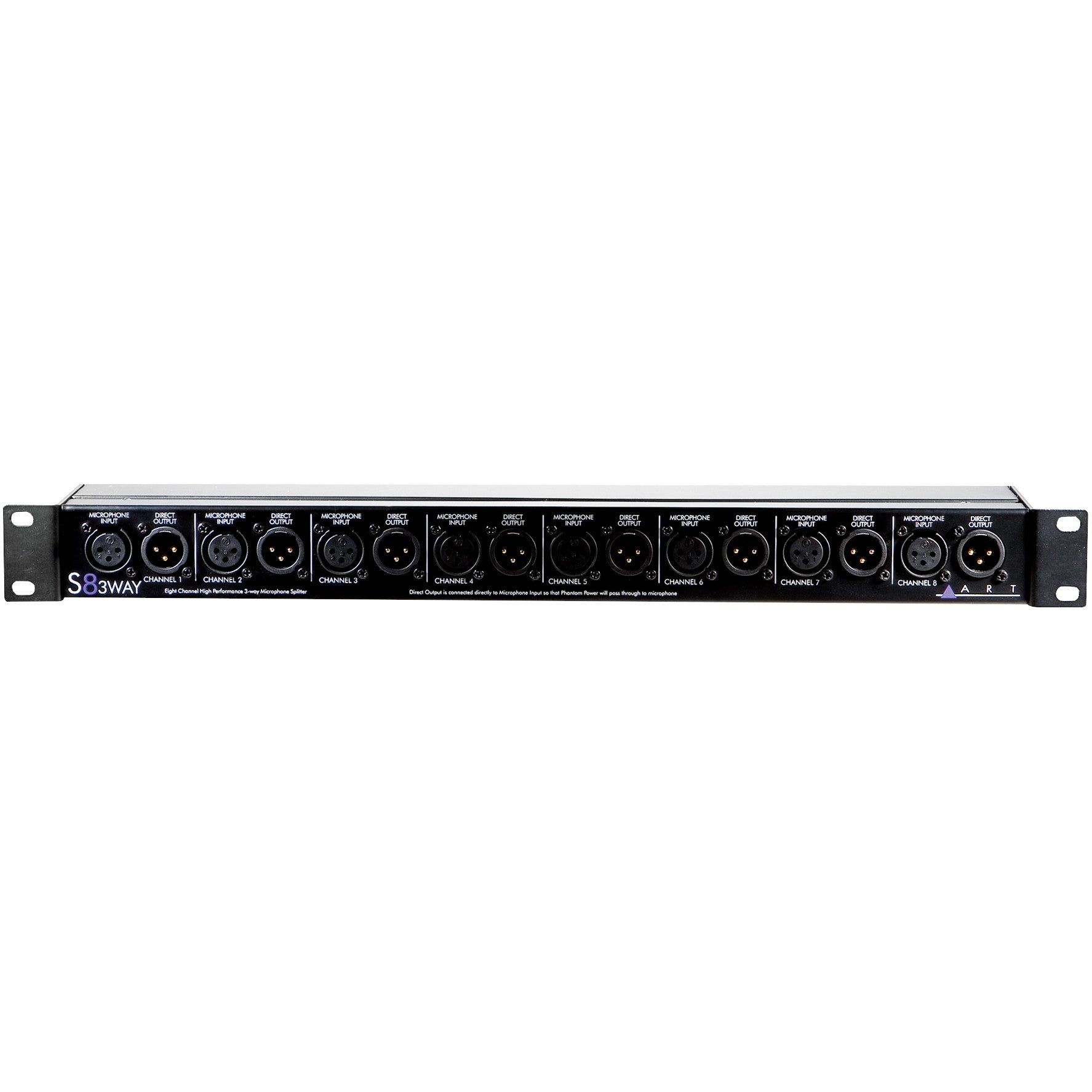 ART S8-3WAY 8-Channel Mic Splitter