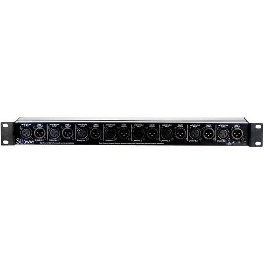 ART S8-3WAY 8-Channel Mic Splitter