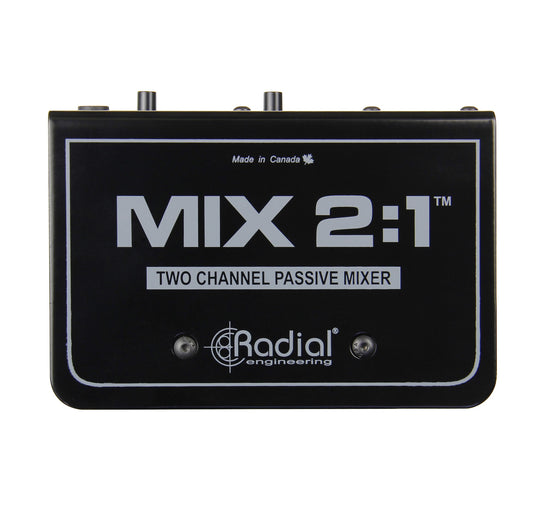Radial MIX 2:1 2-Channel Summing Mixer front