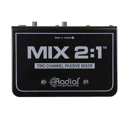 Radial MIX 2:1 2-Channel Summing Mixer front