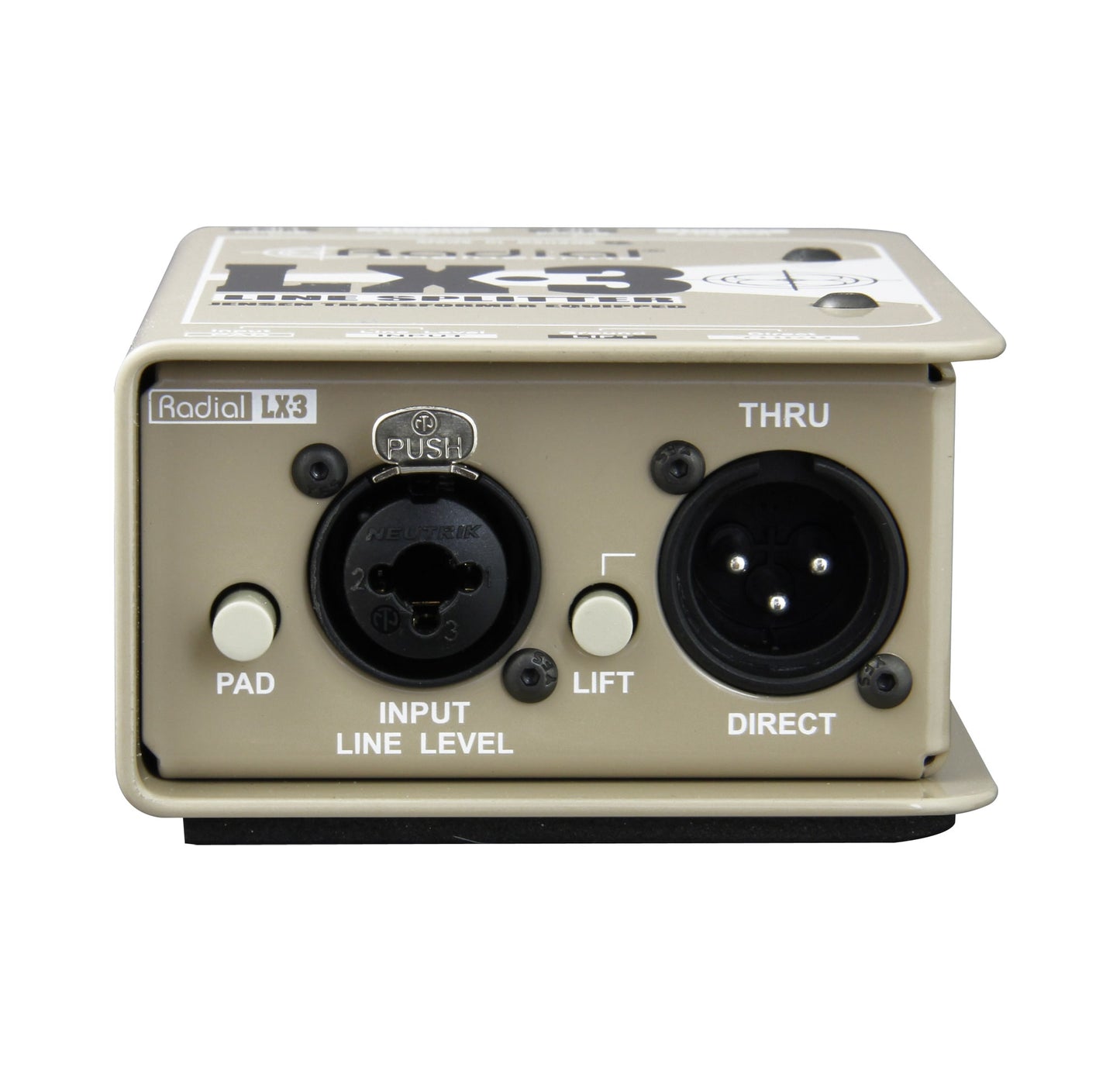 Radial LX3 Line-Level Splitter inputs