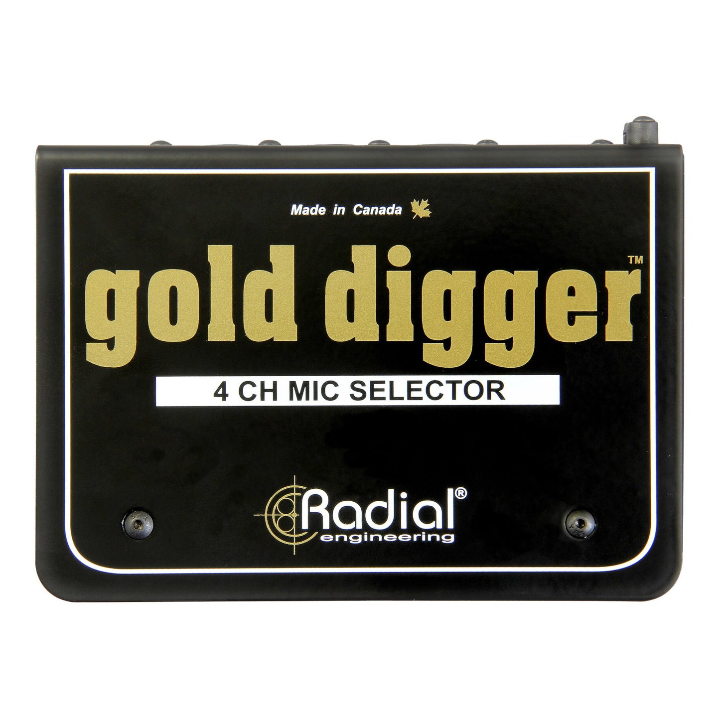 Radial Gold Digger 4 Channel Mic Selector