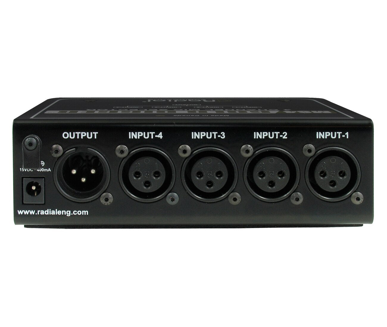 Radial Gold Digger 4 Channel Mic Selector top