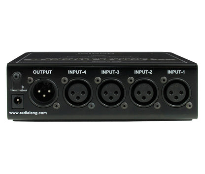 Radial Gold Digger 4 Channel Mic Selector top