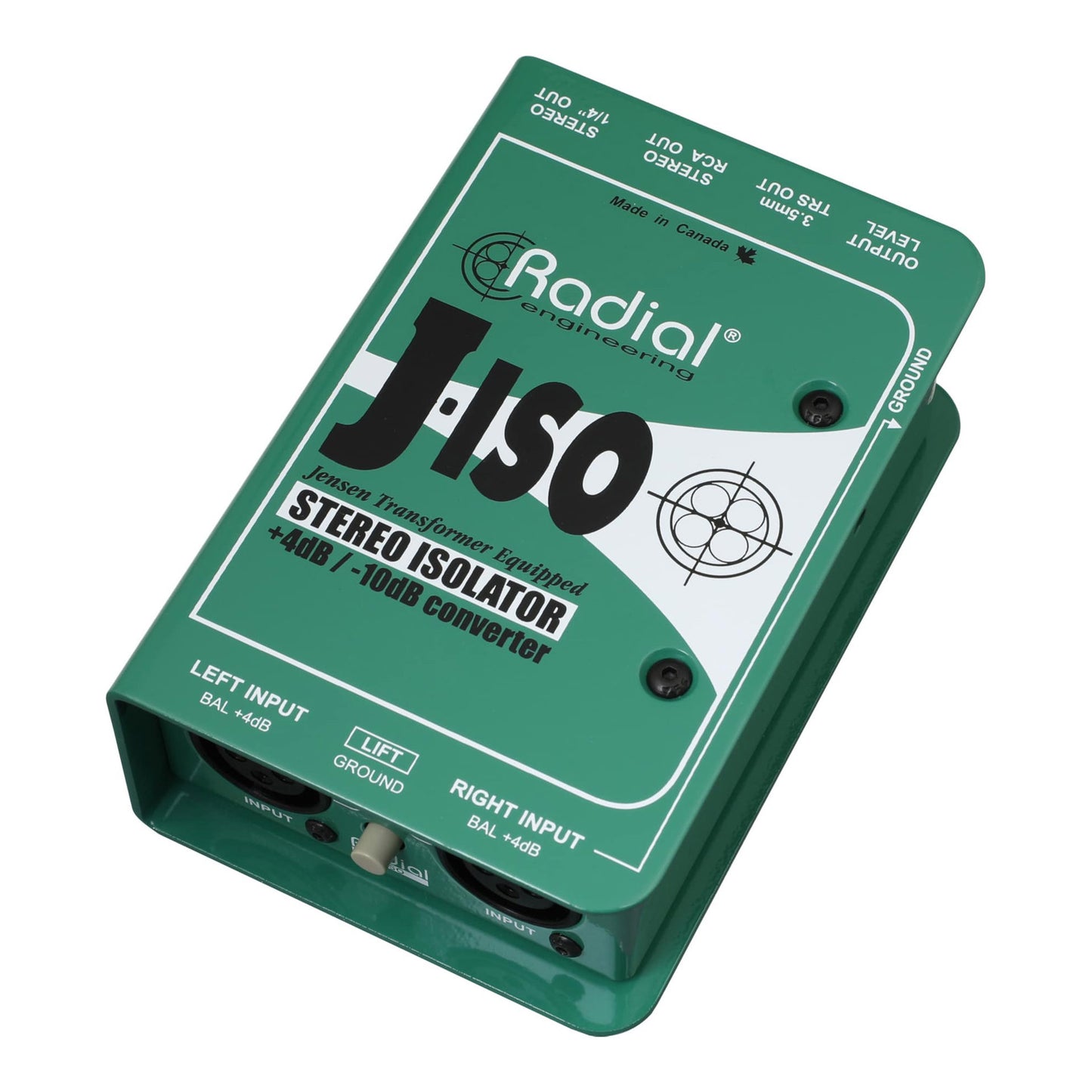 Radial J-Iso Stereo +4dB to -10dB Isolator / Converter