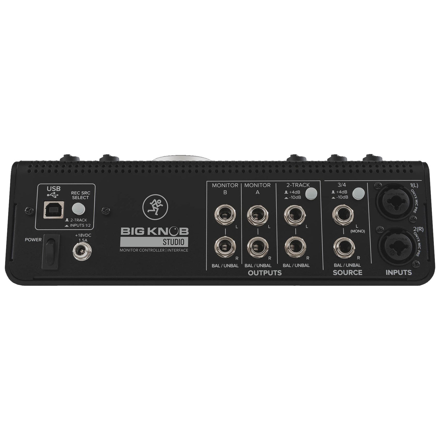 Mackie Big Knob Studio Monitor Controller &amp; Interface back