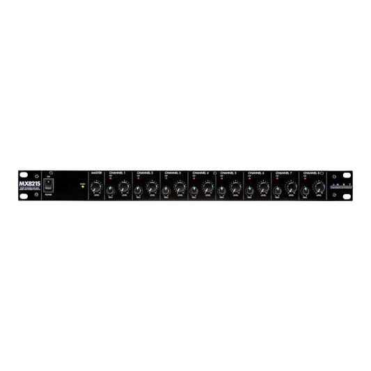 ART MX821S 8-Channel Stereo Mic / Line Mixer with Stereo Outputs