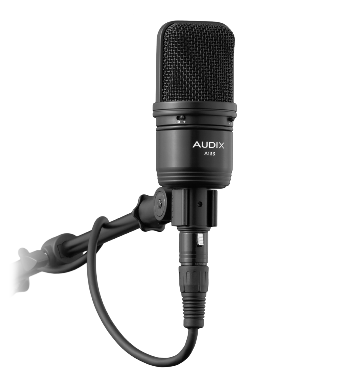 Audix A133 Studio Condenser Microphone with Pad and Roll Off on Stand