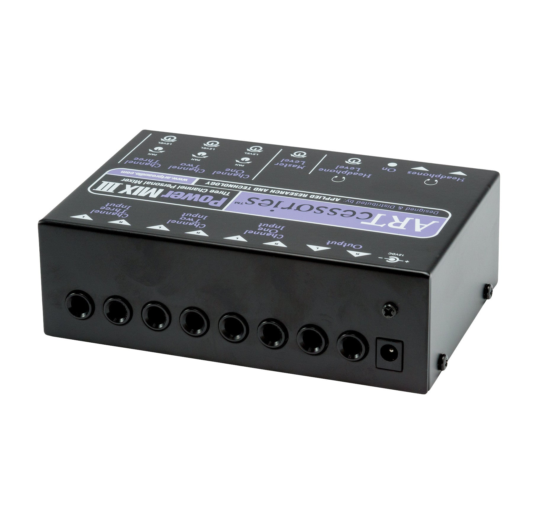 ART POWERMIX III 3-Channel Personal Stereo Mixer top