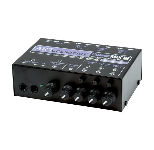 ART POWERMIX III 3-Channel Personal Stereo Mixer bottom
