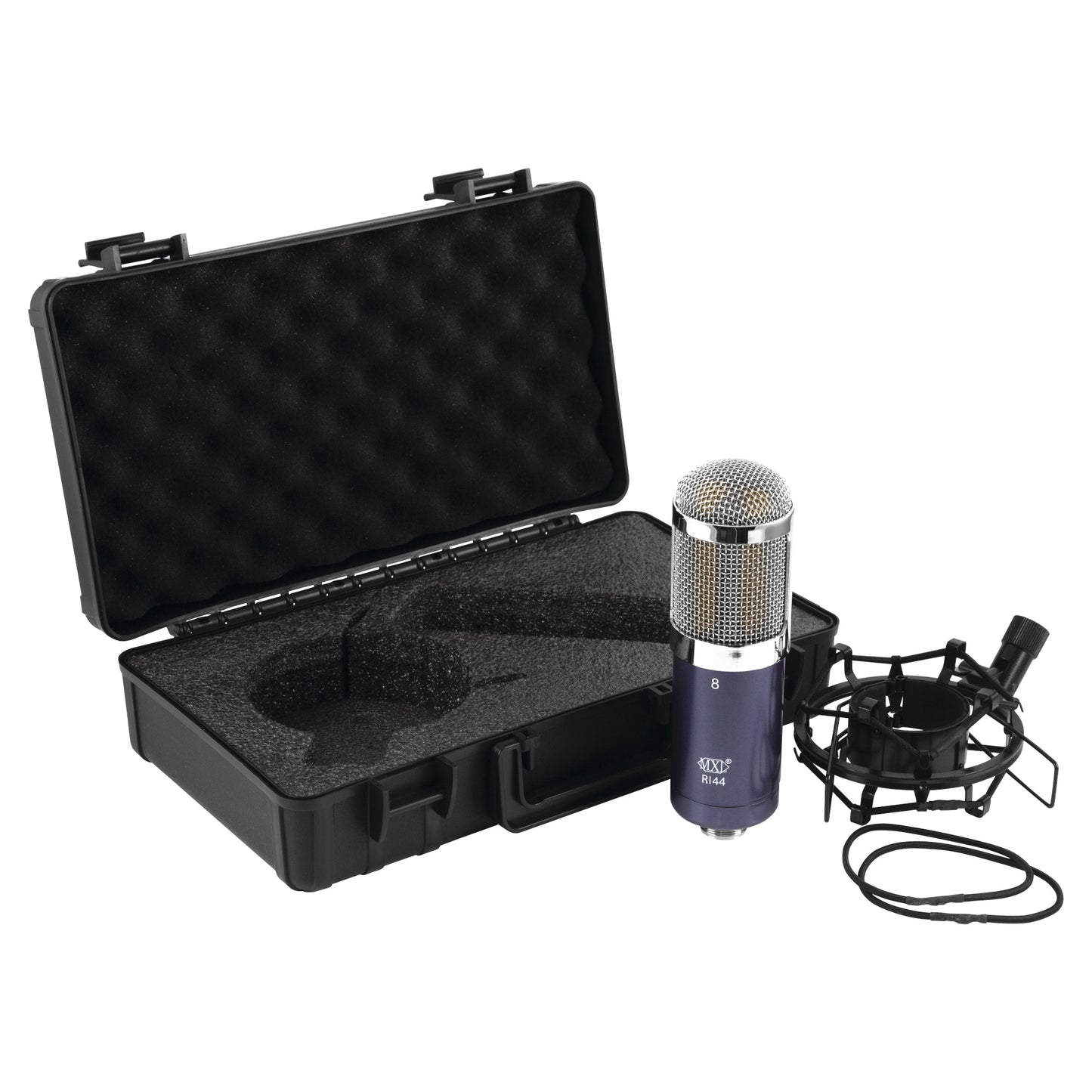 MXL R144 Ribbon Microphone with accessories