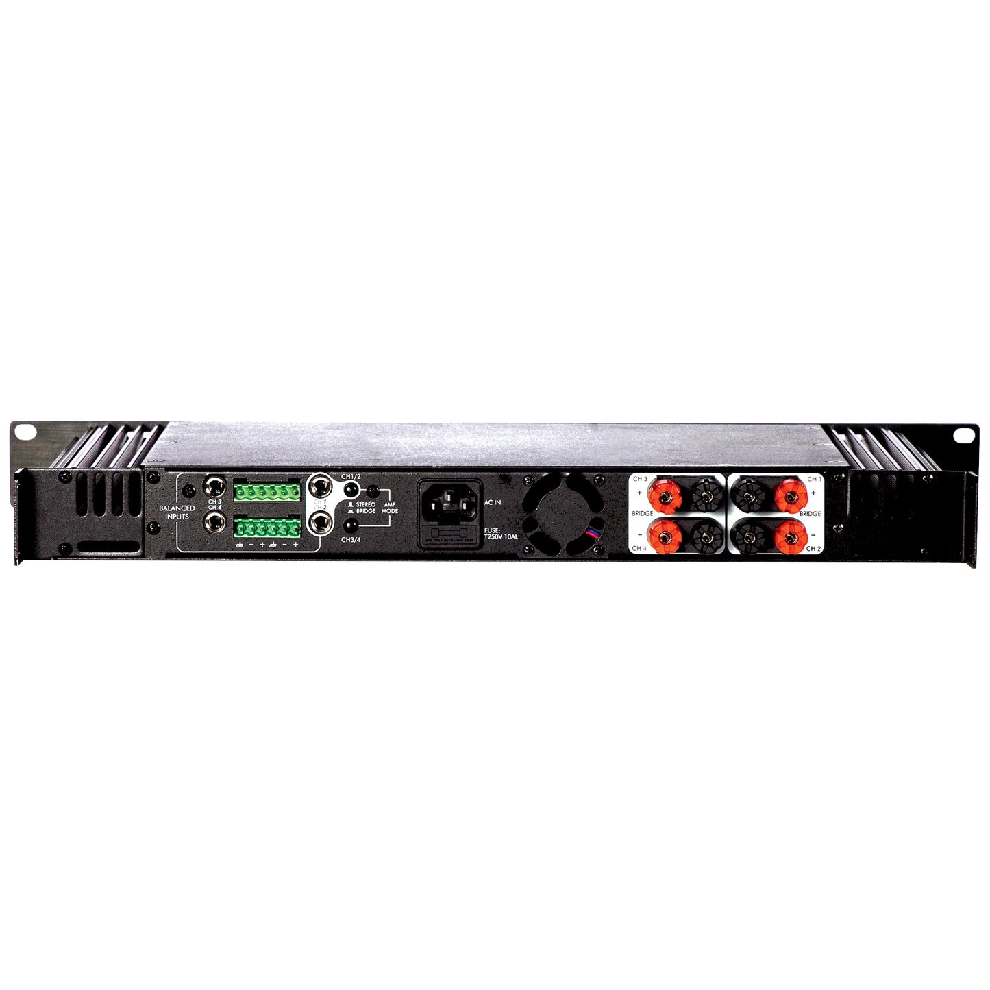 ART SLA4 4-Channel 100W Studio Power Amplifier back