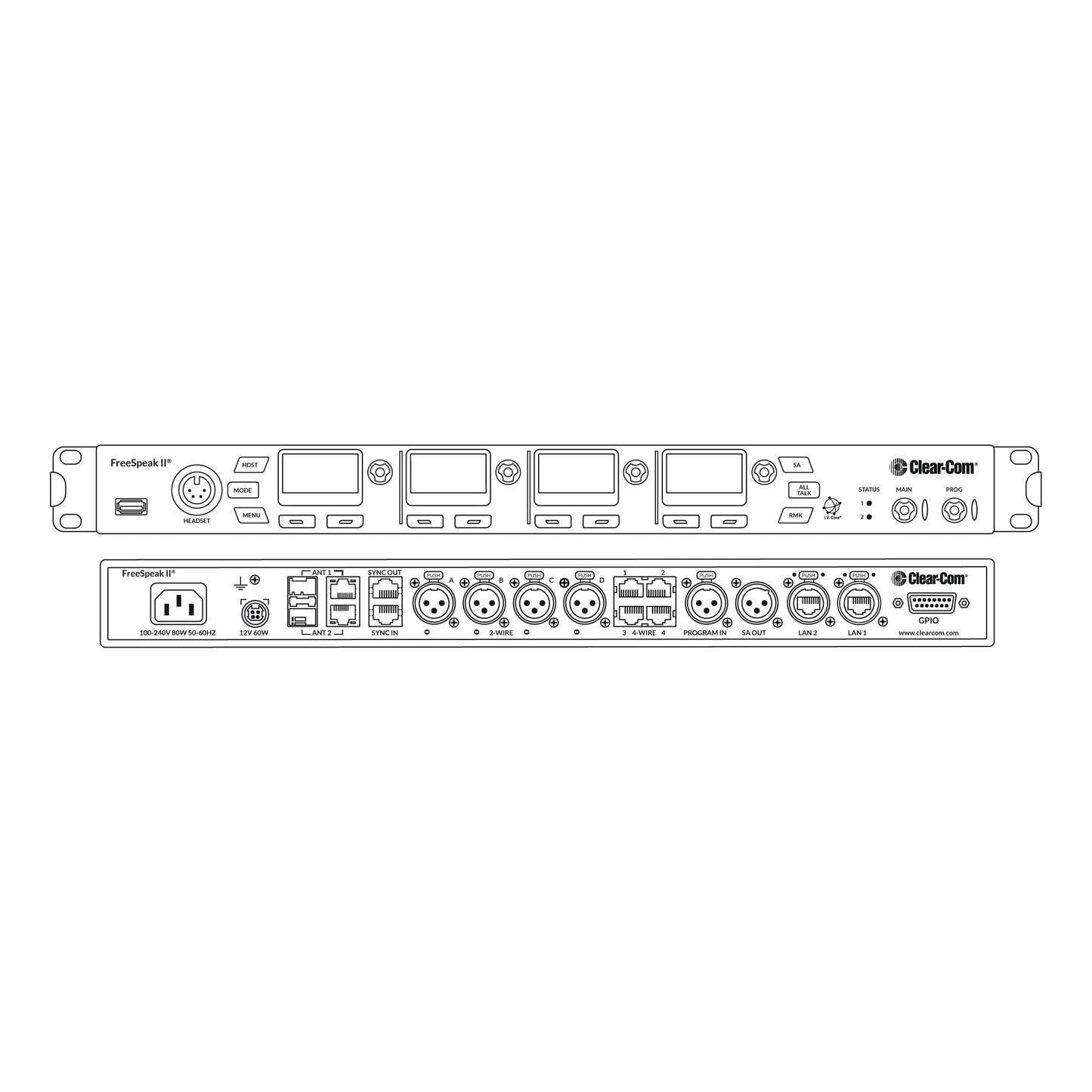 89173_Clear-Com-FSII-BASE-II-X5-FreeSpeak-II-Wireless-Intercom-Base-Station_ALT09sqr