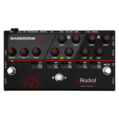 Radial Bassbone OD Bass Preamp & Overdrive top
