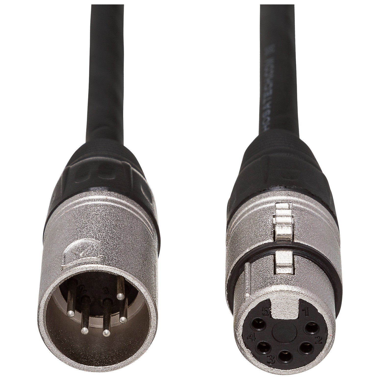 Hosa XLR5M to XLR5F 4-Conductor DMX512 Cable end interior