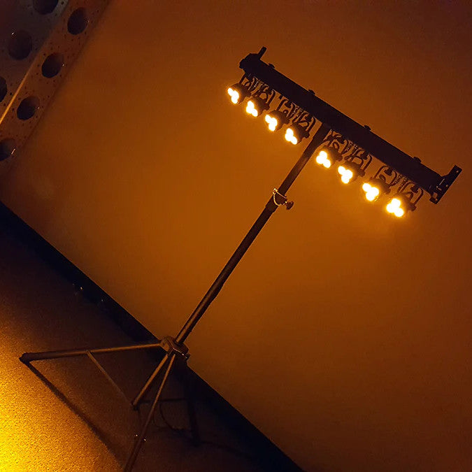 Blizzard Weather System EXA 8 Fixture LED Bar lifestyle gold