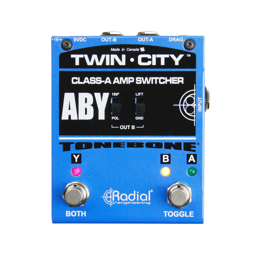 Radial Twin City Active ABY Amp Switcher top