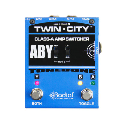 Radial Twin City Active ABY Amp Switcher top