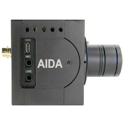 AIDA UHD6G-200 UHD 6G-SDI POV Camera side