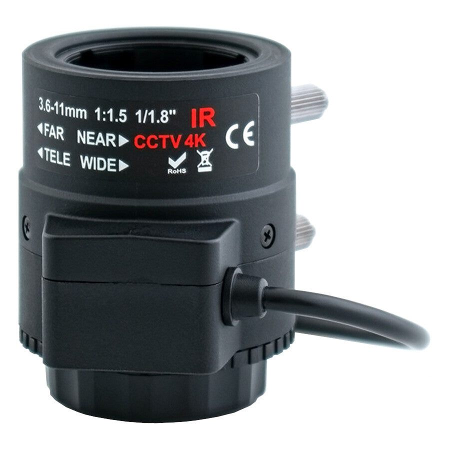 AIDA CS4K-3611V 4K CS Mount 3.6mm -11mm Vari-Focal 8MP Lens side