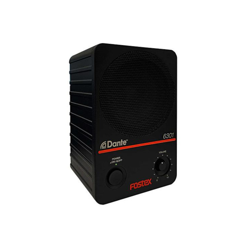 Fostex 6301DT Active 4 20W Monitor Speaker, Dante Enabled