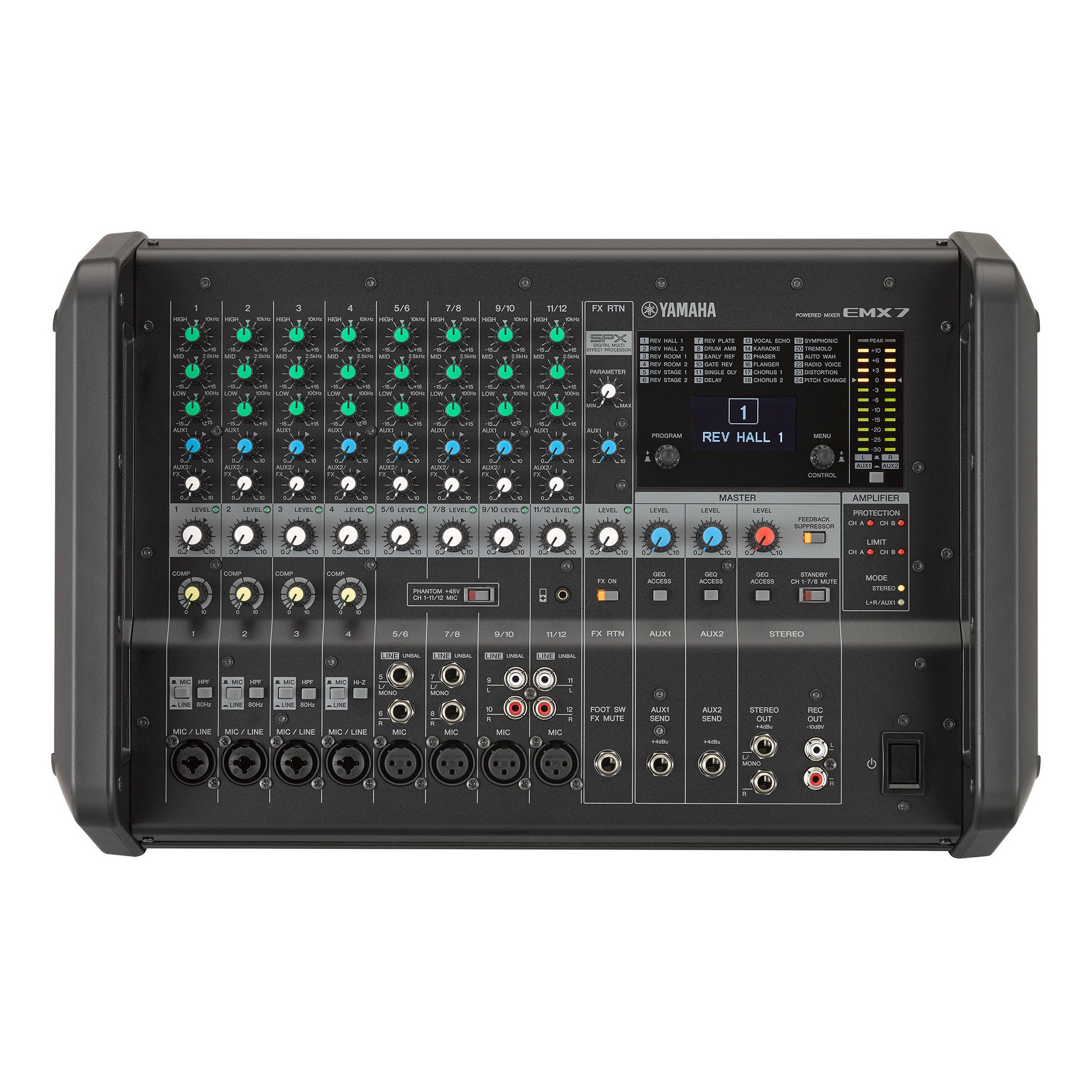 Yamaha EMX7 12-Channel Powered Mixer – SoundPro