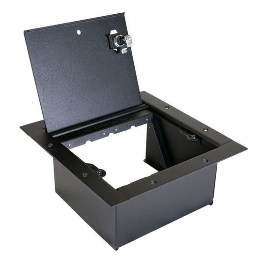 Ace Backstage 122L1BK-FF Full Pocket Flush Flange Locking Lid | Black