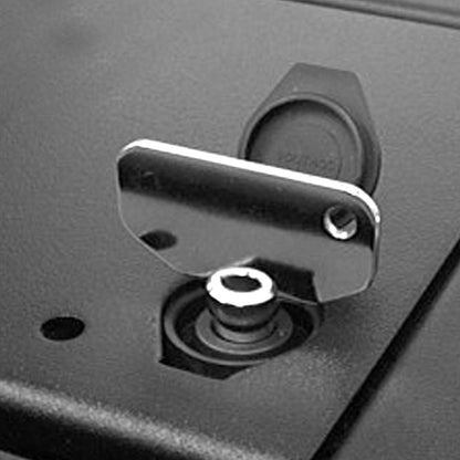 Ace Backstage 124L1BK-FF Double Wide Stage Pocket Flush Flange Locking Lid