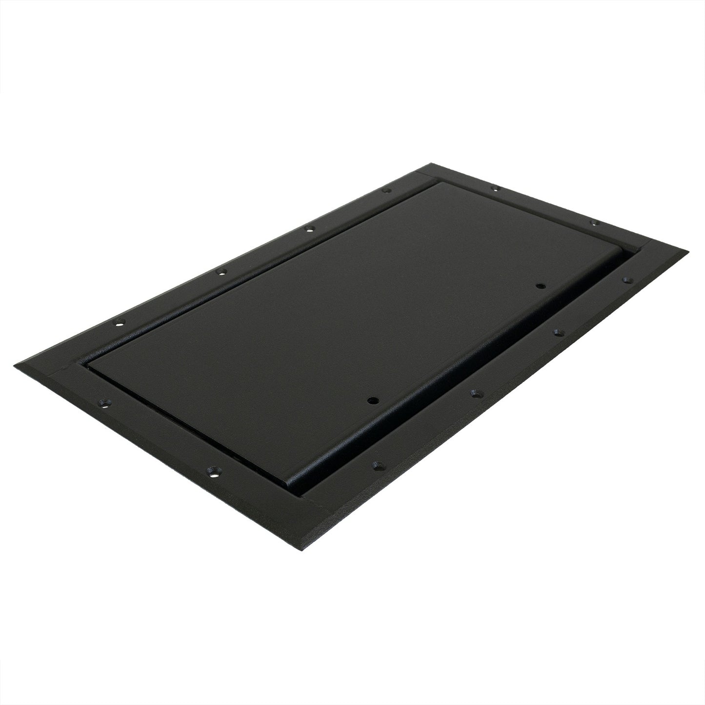 Ace Backstage 124L1BK-FF Double Wide Stage Pocket Flush Flange Locking Lid