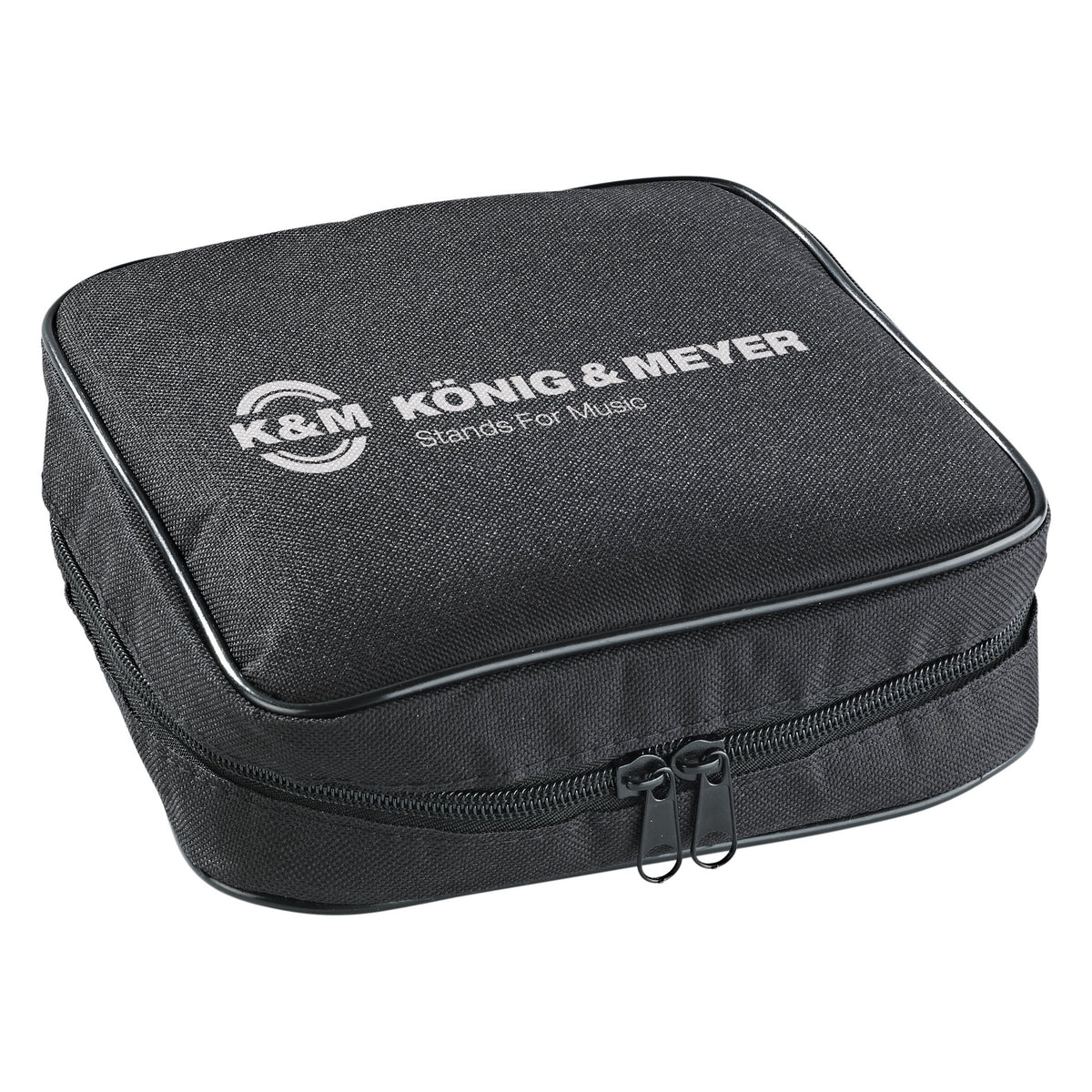 12248 Concert Orchestra music stand light black zippered carry bag with König & Meyer logo, K&M