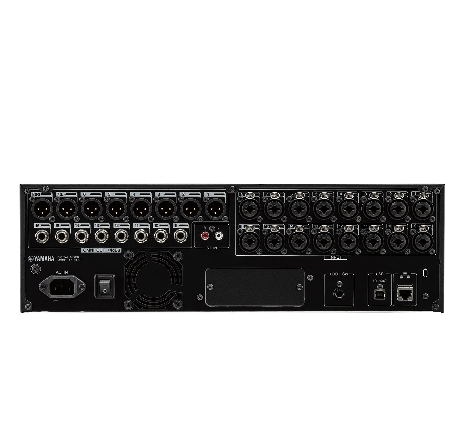 Yamaha TF-Rack Rack-Mount Mixer back