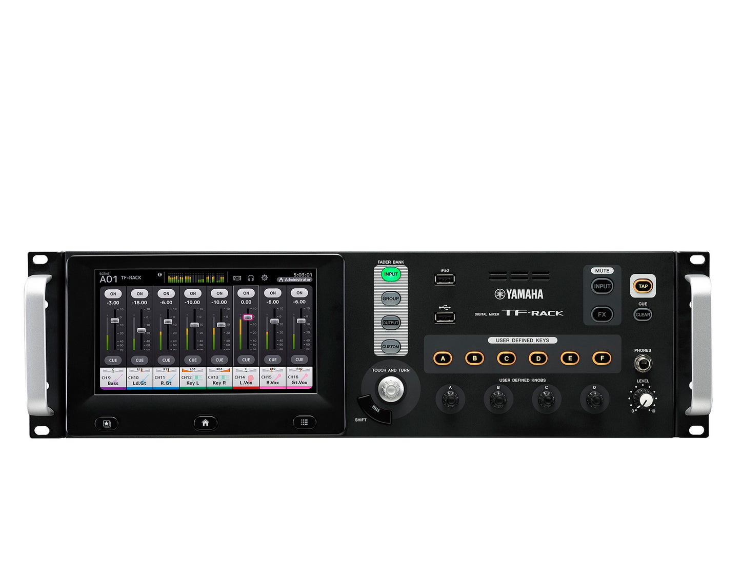 Yamaha TF-Rack Rack-Mount Mixer front