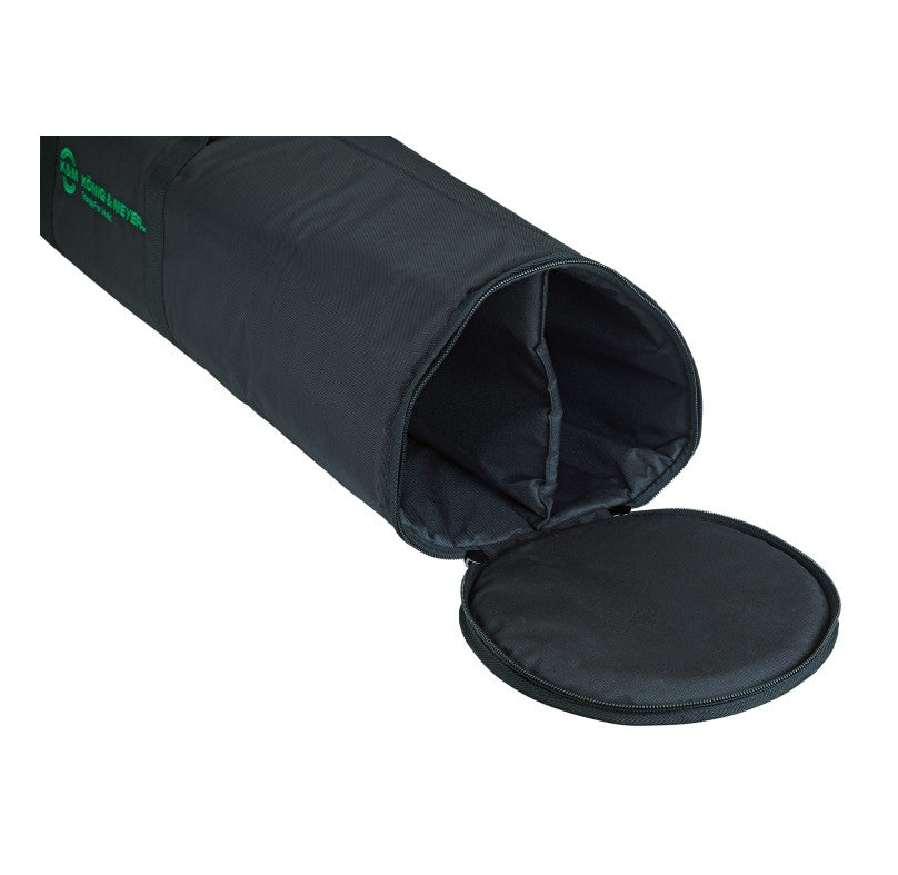 K&M 21316.000.00 Heavy-Duty Speaker Stand Carry Case open