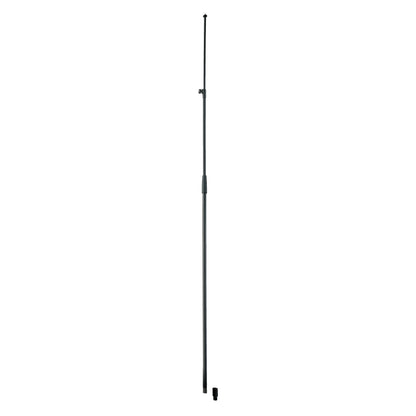 26007 extra high tube combination shown standalone without base, with clamp knob on telescoping upper tube and small threaded adapter below, K&M