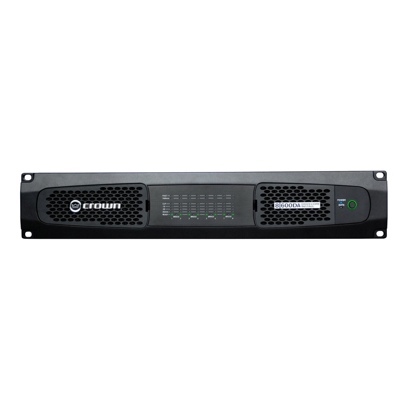 Crown DCi 8|600DA 8-Channel 70V/100V Power Amplifier with Dante
